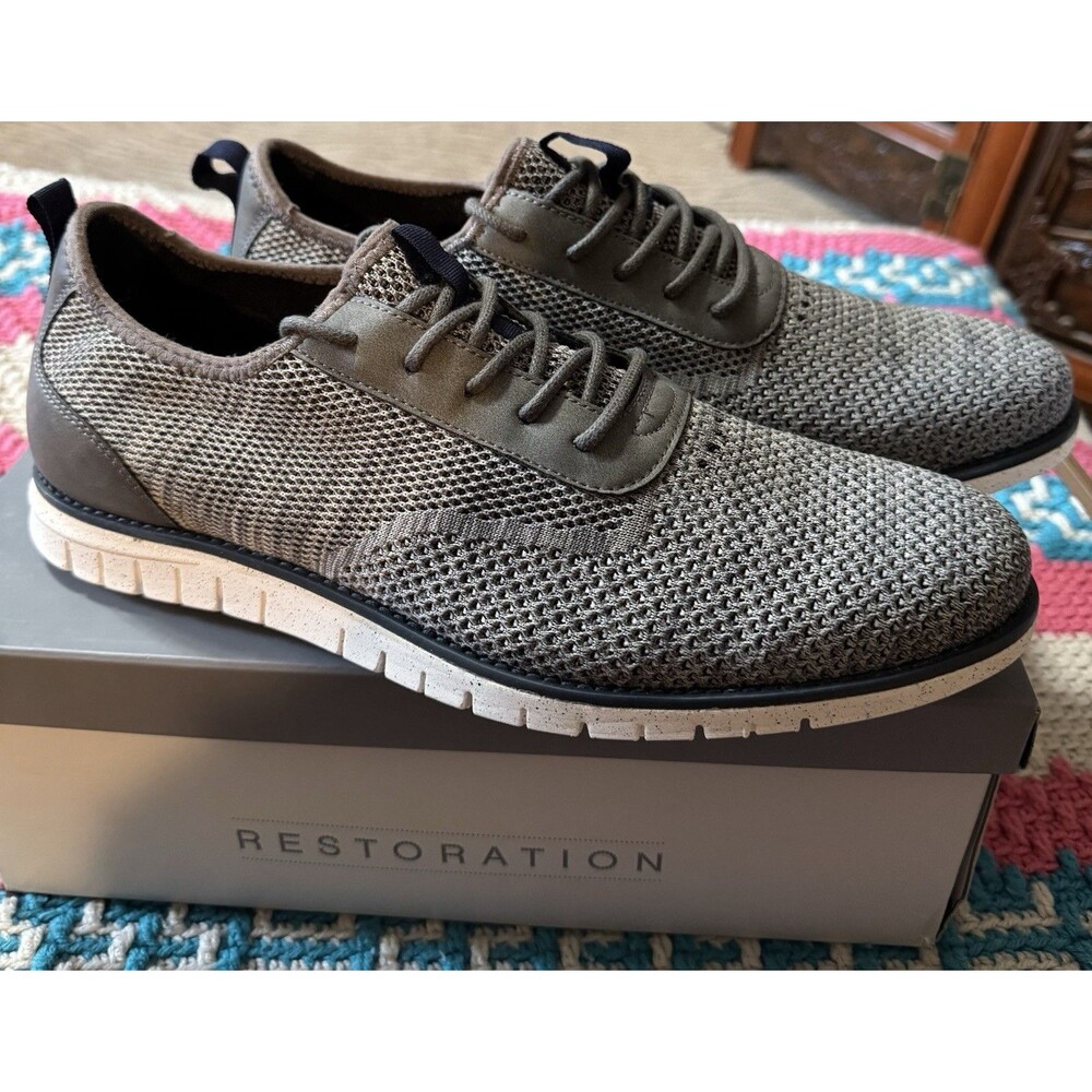 Men’s Restoration Jayden Grey Lifestyle Sneakers NIB Size  13